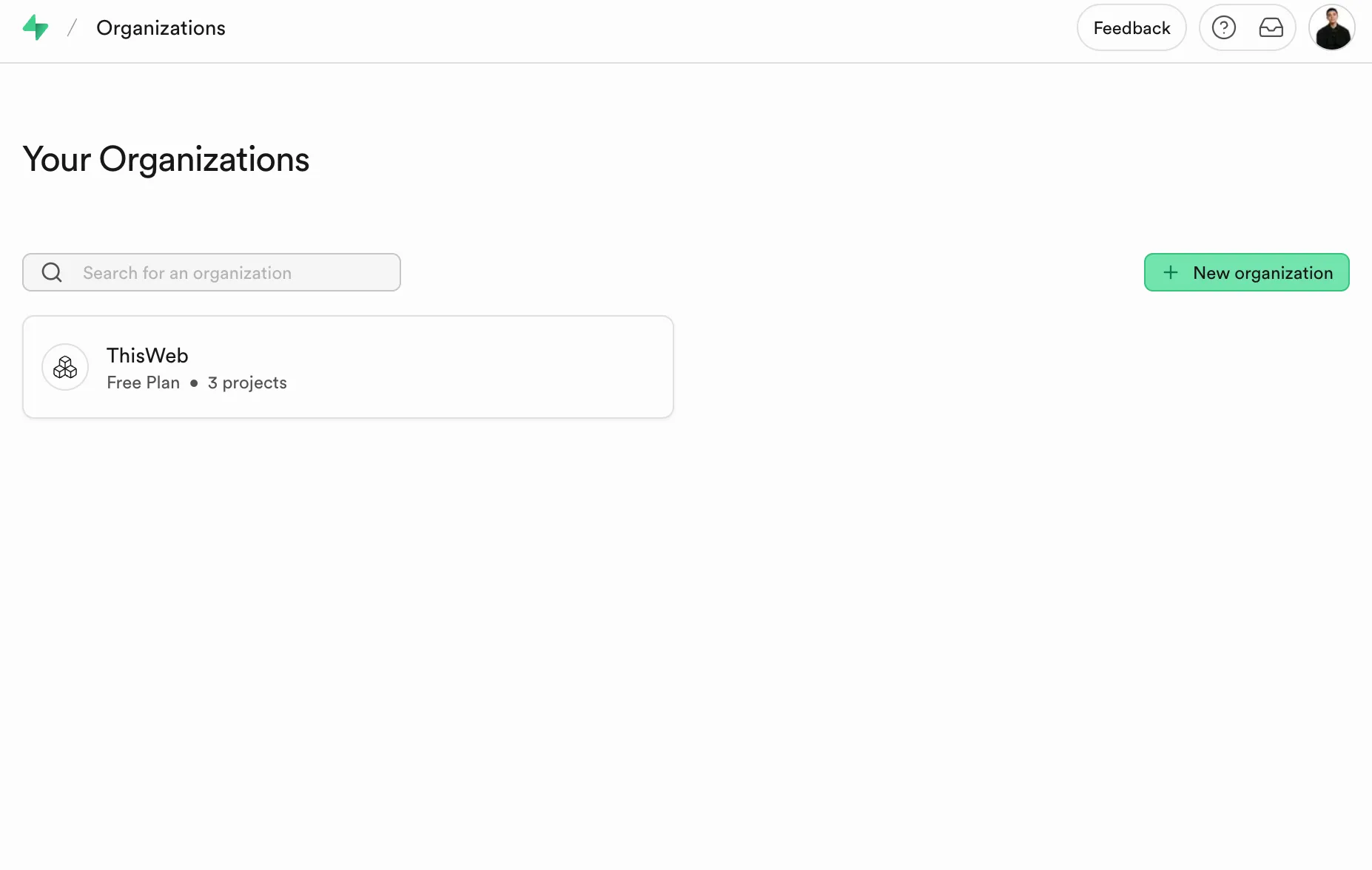 Supabase 建立 Organization（組織）